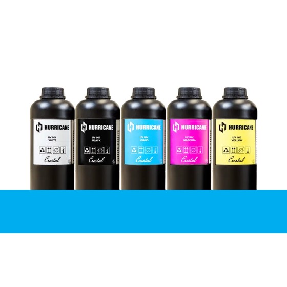 DTF UV INK "Cristal" Ciano 1L