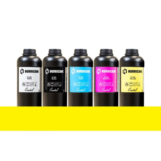 DTF UV INK "Cristal" Giallo 1L