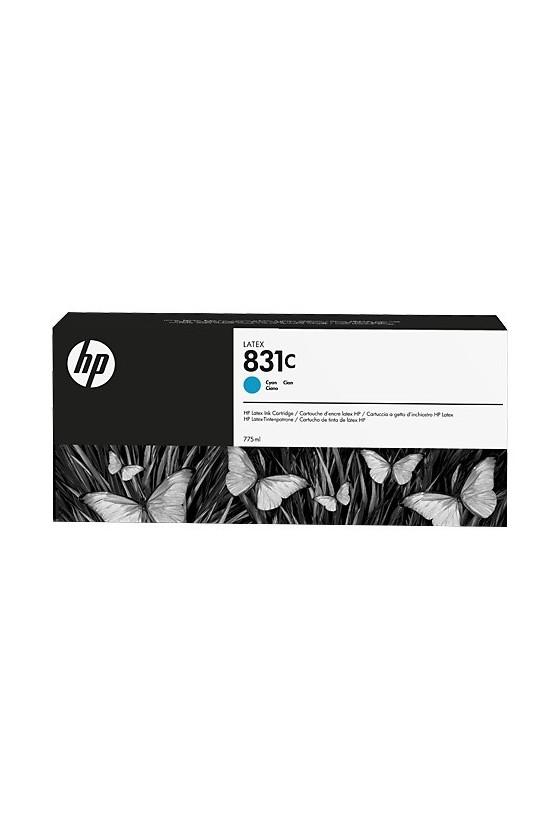 HP 831C Latex da 775 ml - ciano
